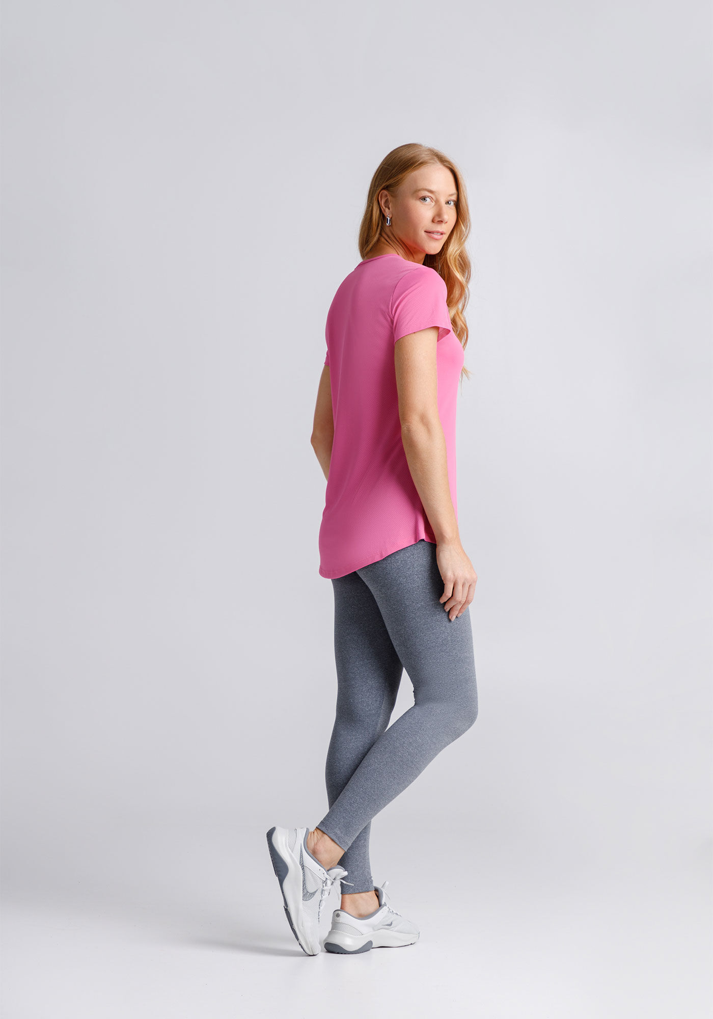 Cal&ccedil;a Legging Com Prote&ccedil;&atilde;o UV E C&oacute;s Largo Malha De Poliamida, , large.