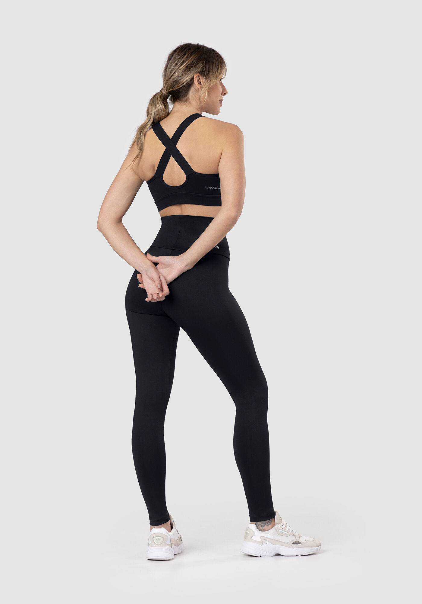 Top Com Bojo Fixo E Prote&ccedil;&atilde;o UV Em Malha De Poliamida, PRETO REATIVO, large.