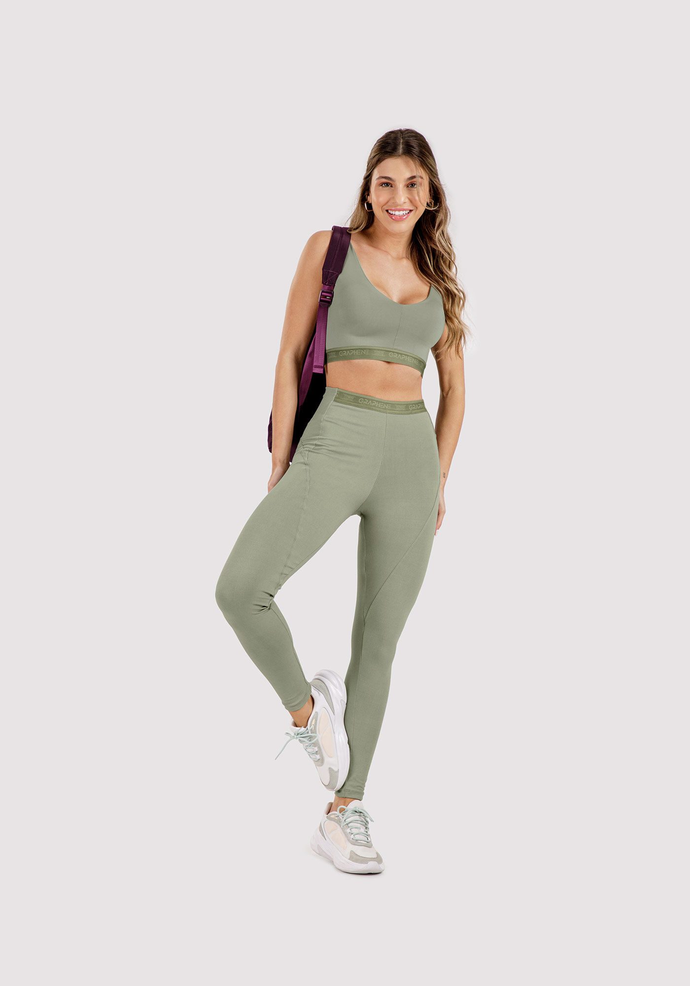 Cal&ccedil;a Legging com El&aacute;stico Personalizado C&oacute;s, VERDE BRITANICO, large.