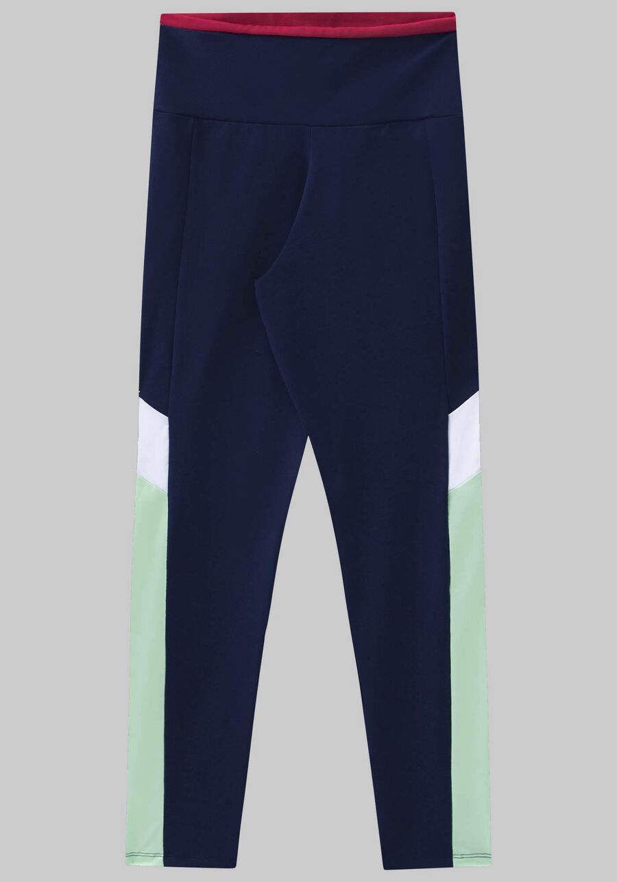 Calça Legging com Detalhe Cós, MARINHO ACTION. Calça Legging com Detalhe Cós, MARINHO ACTION, large.