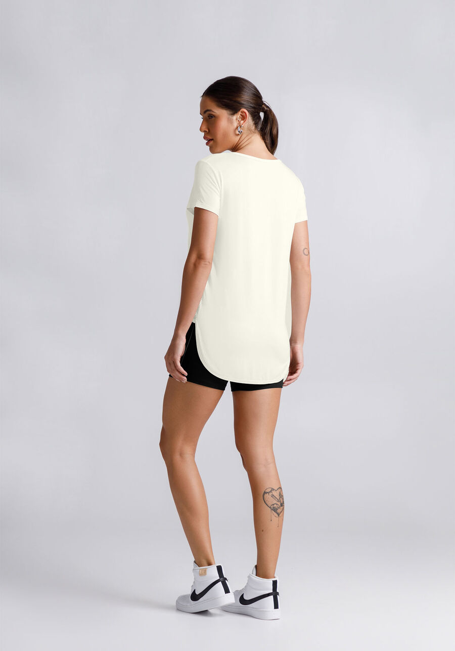 Blusa Mullet De Mangas Curtas Com Recortes Laterais Em Tela, . Blusa Mullet De Mangas Curtas Com Recortes Laterais Em Tela, , large.