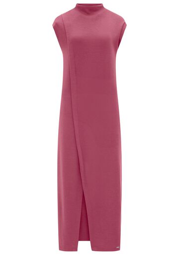 Vestido Midi Chá Com Gola Alta Em Malha Tricô, VERMELHO AMOR. Vestido Midi Chá Com Gola Alta Em Malha Tricô, VERMELHO AMOR, large.