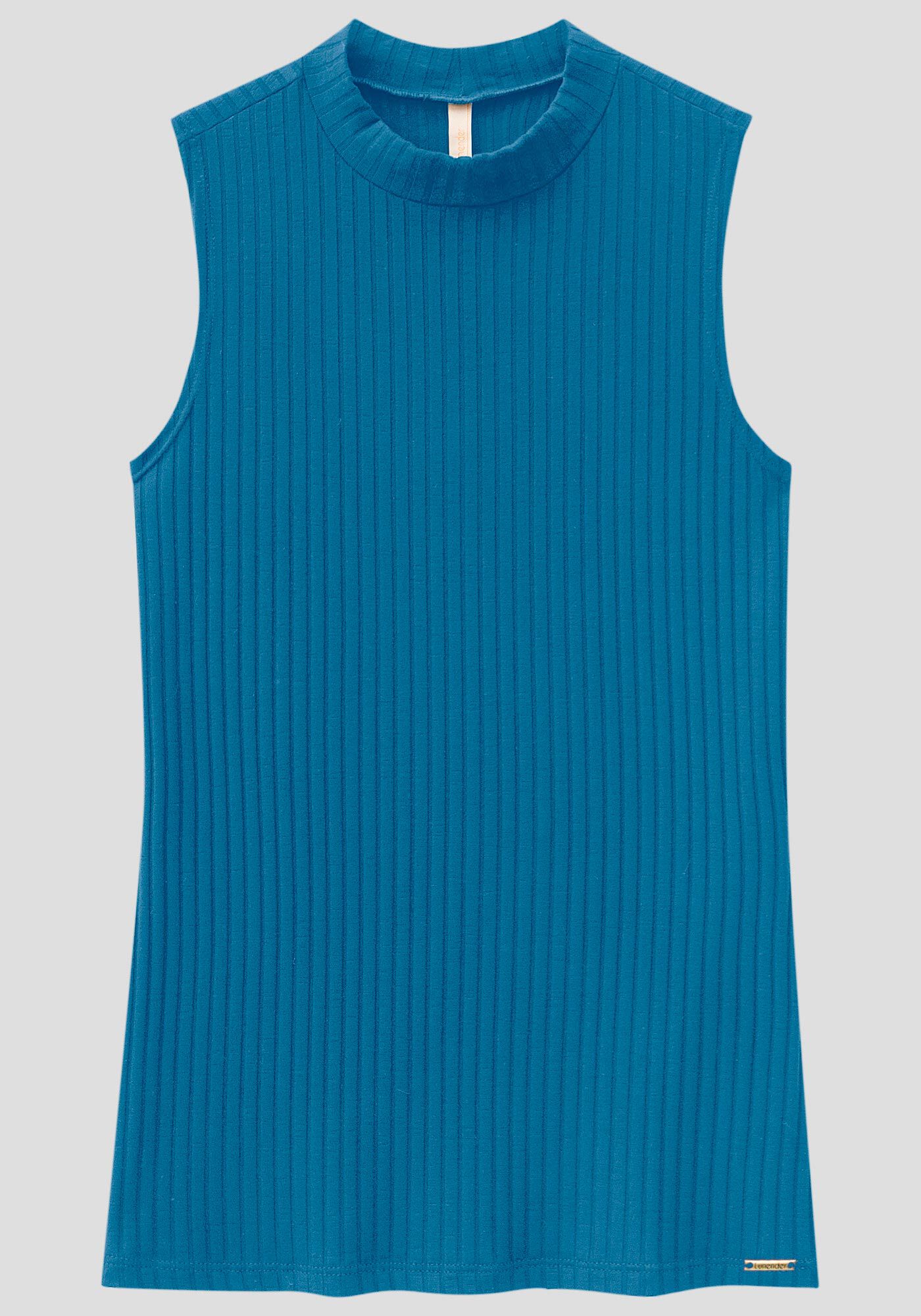 Blusa Regata B&aacute;sica Em Malha Canelada Respons&aacute;vel, , large.