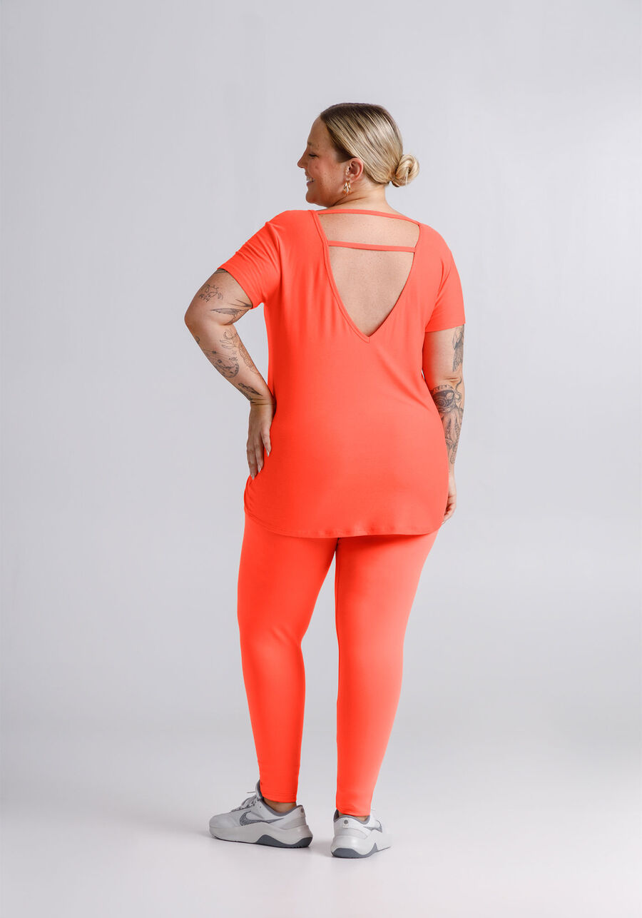 Blusa De Mangas Curtas Mullet Com Decote Nas Costas, . Blusa De Mangas Curtas Mullet Com Decote Nas Costas, , large.