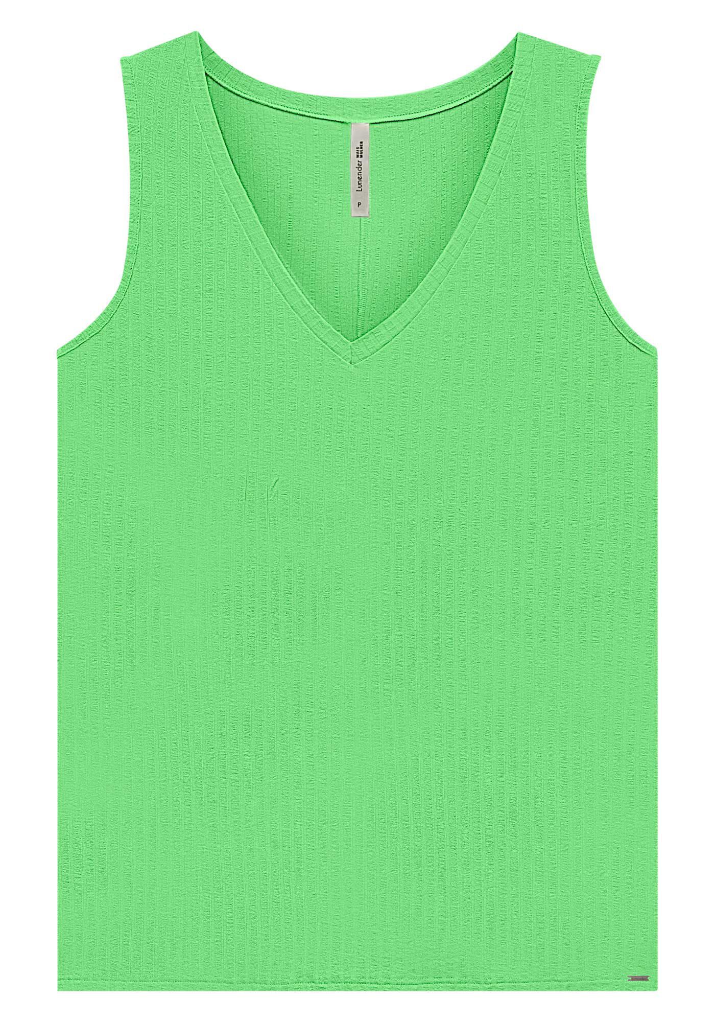 Blusa Regata Canelada De Al&ccedil;as Largas Em Malha De Viscose, , large.