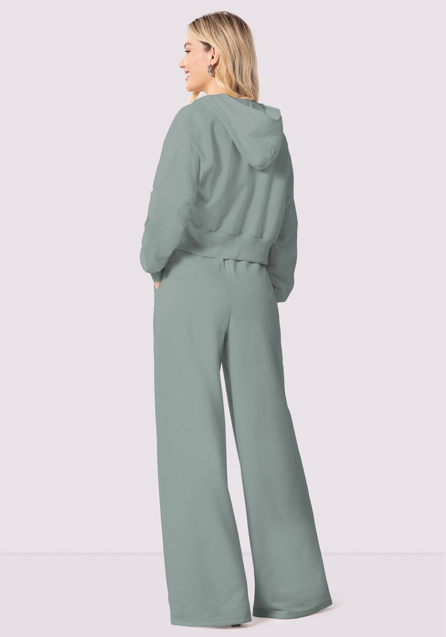 Calça Moletom Pantalona com Básica, . Calça Moletom Pantalona com Básica, , large.