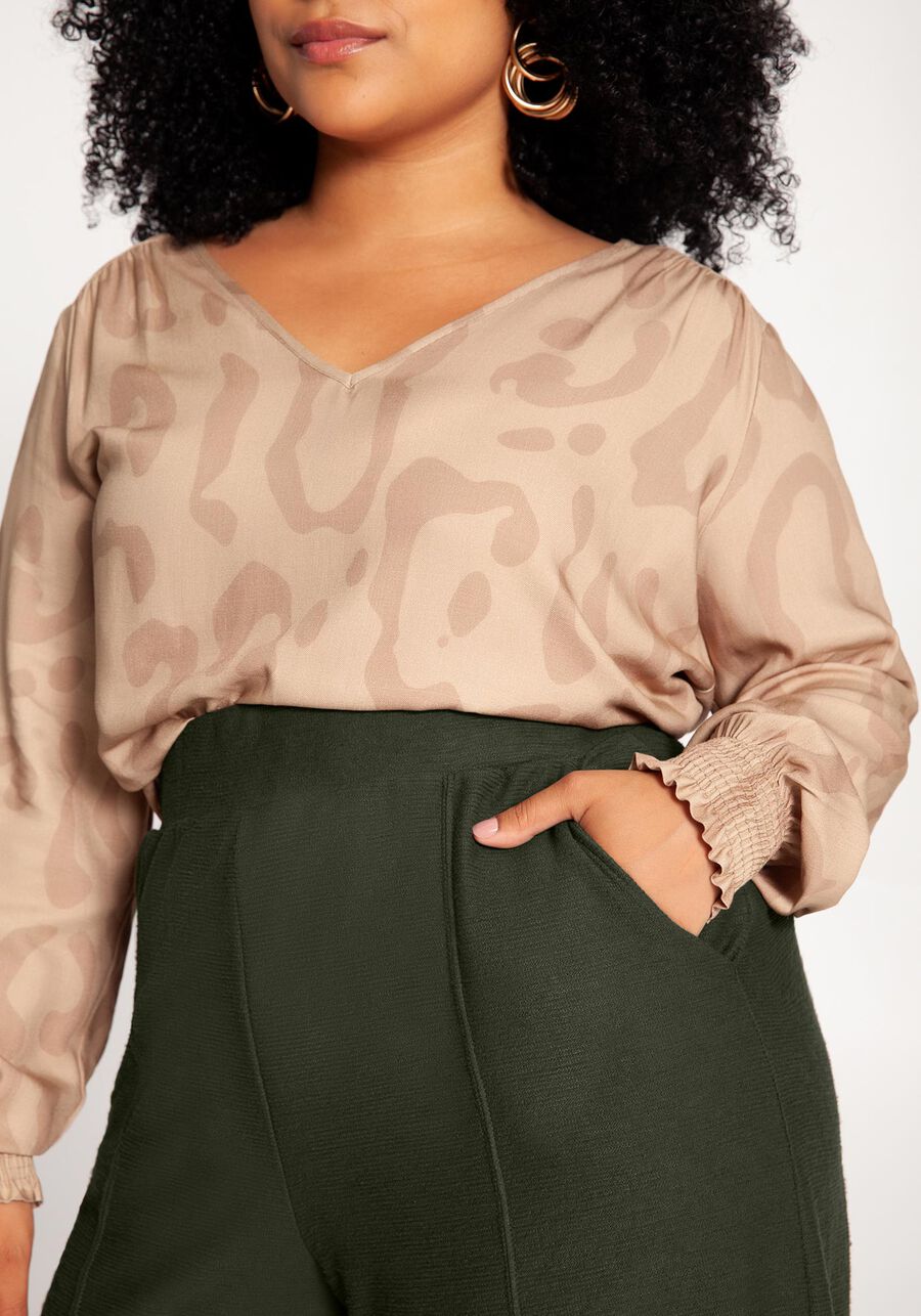 Calça Pantalona Plus Size em Malha, . Calça Pantalona Plus Size em Malha, , large.