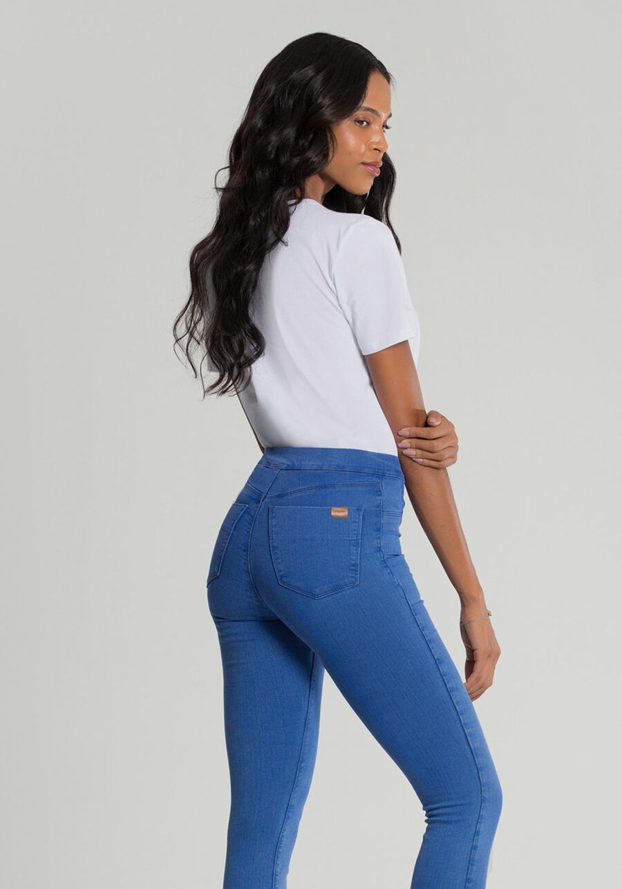 Calça Jeans Skinny Cropped Fit For Me Eco, JEANS. Calça Jeans Skinny Cropped Fit For Me Eco, JEANS, large.