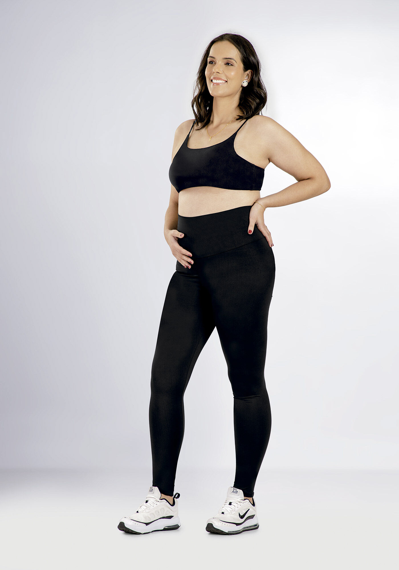 Cal&ccedil;a Legging Com Cintura Alta E C&oacute;s Extra Largo Prote&ccedil;&atilde;o UV, , large.