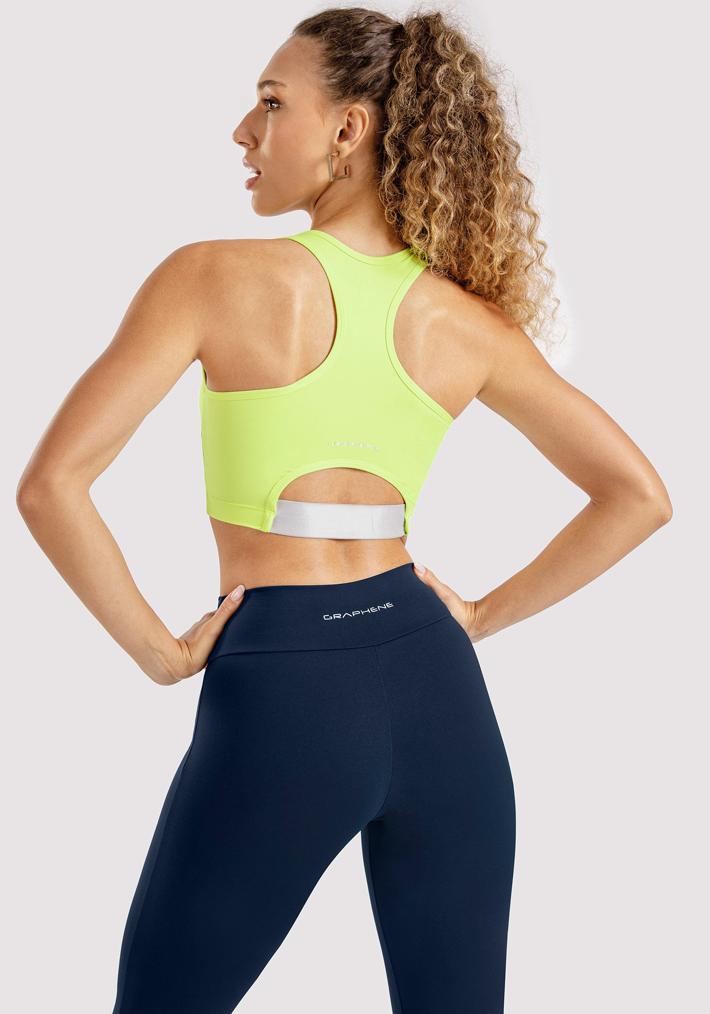Legging com renda na barra discount
