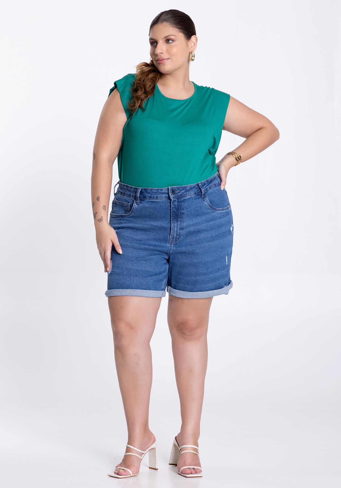 Shorts jeans feminino boyfriend on sale