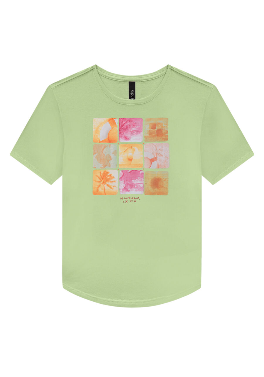 T-Shirt em Meia Malha Estampada, . T-Shirt em Meia Malha Estampada, , large.