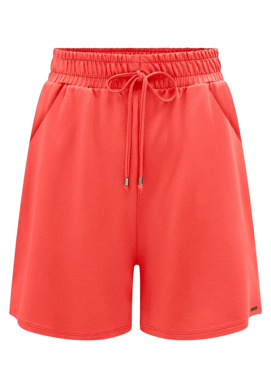 Shorts Com Cadarço E Bolsos Em Malha Responsável, . Shorts Com Cadarço E Bolsos Em Malha Responsável, , large.