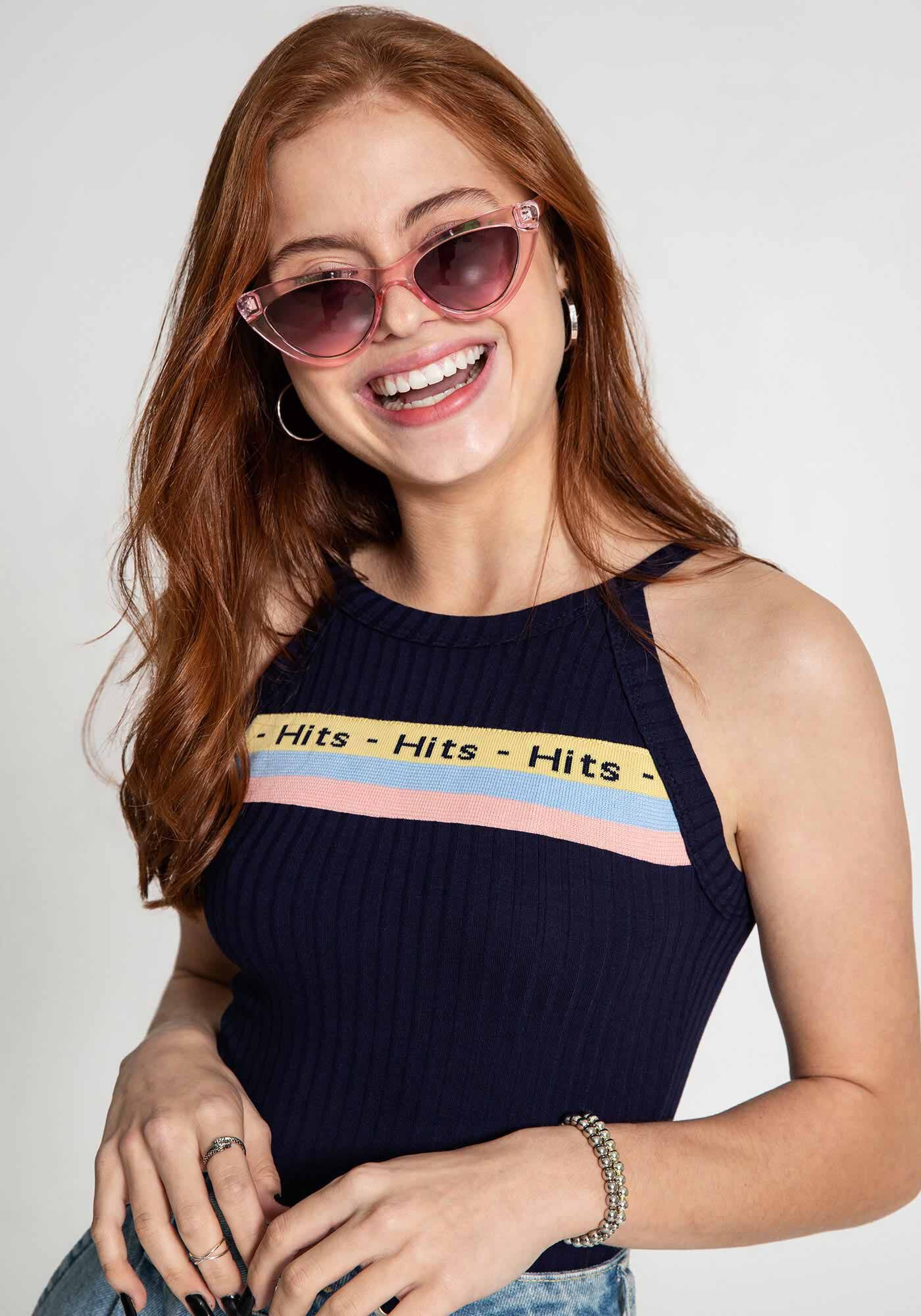 Body com Detalhe Retil&iacute;nea Malha Canelado, , large.