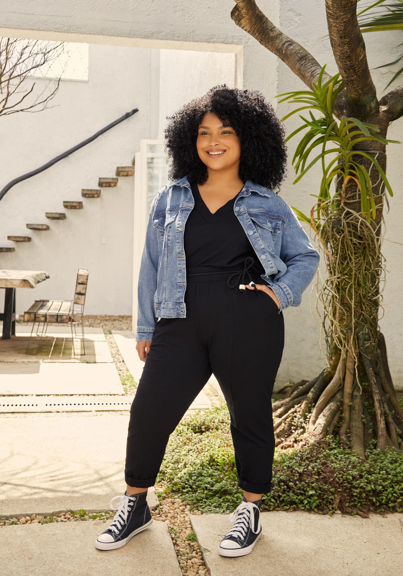 Conjunto moletom top plus size
