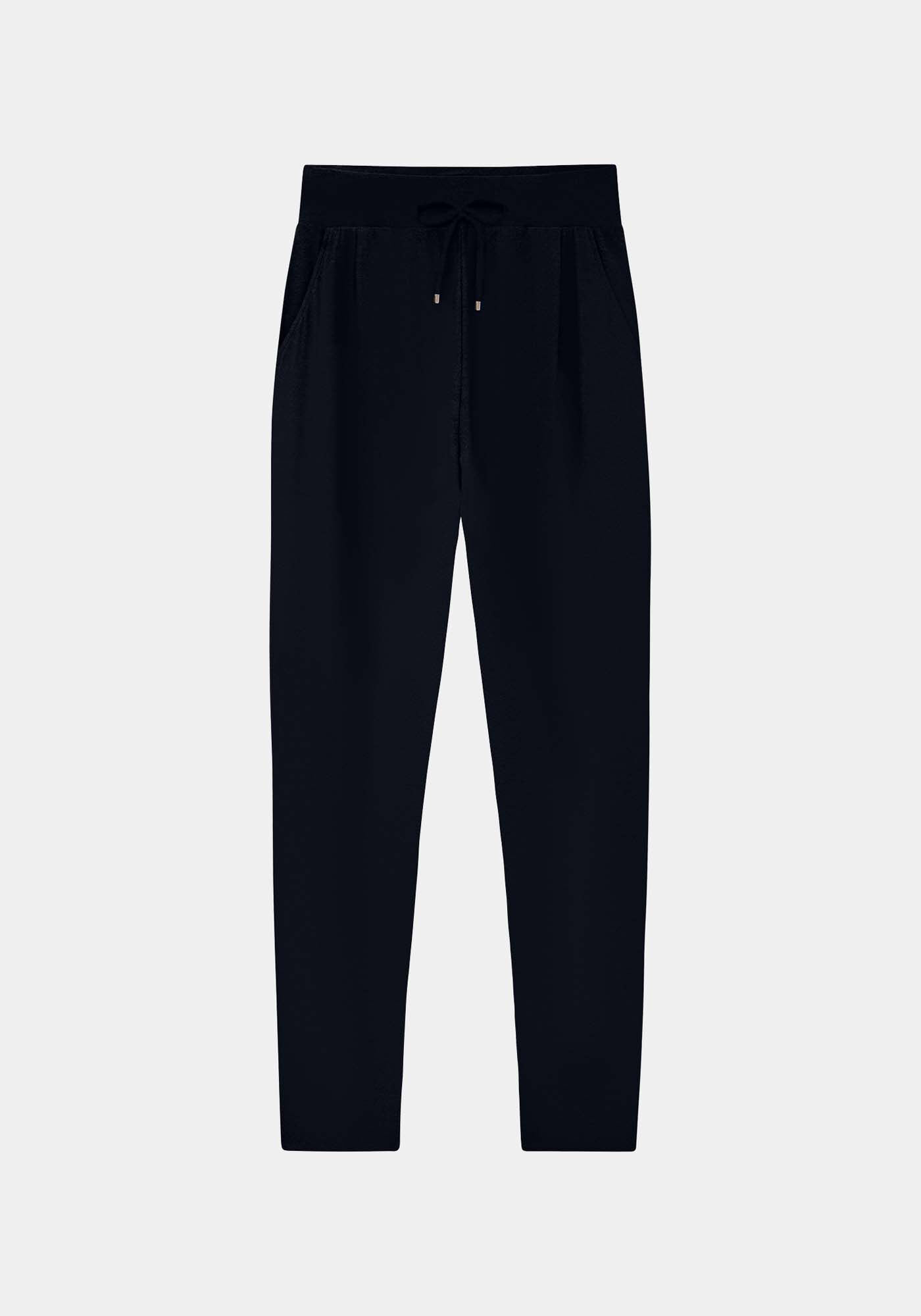 Cal&ccedil;a Jogging em Malha Crepe com Cadar&ccedil;o, , large.