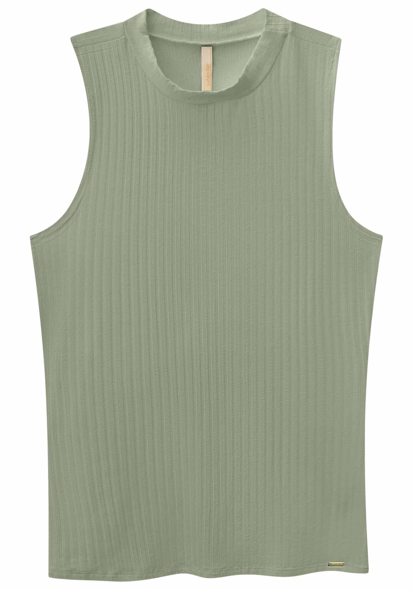 Blusa Regata B&aacute;sica Em Malha Canelada Respons&aacute;vel, , large.