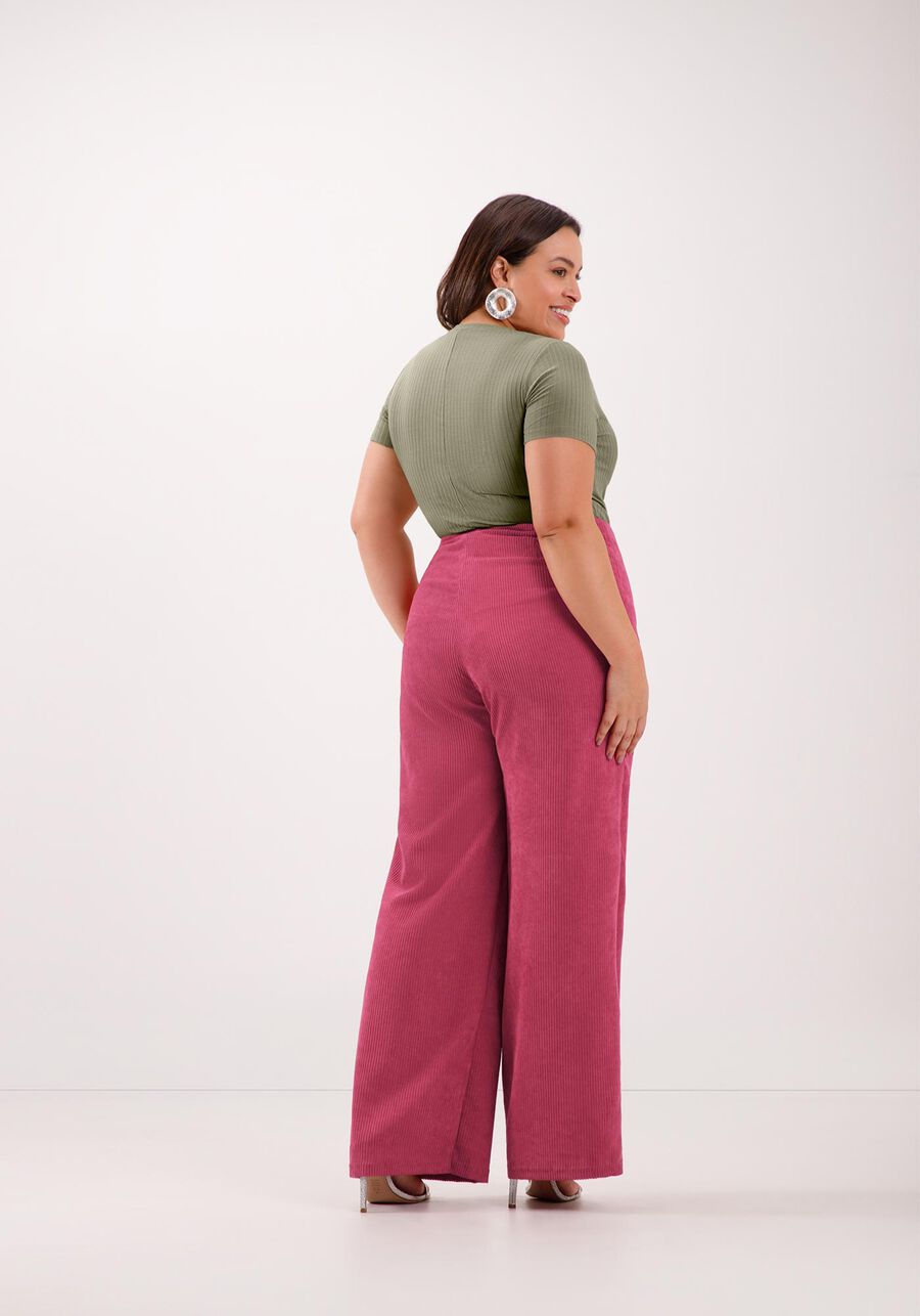 Blusa De Mangas Curtas Em Malha Canelada De Viscose, . Blusa De Mangas Curtas Em Malha Canelada De Viscose, , large.