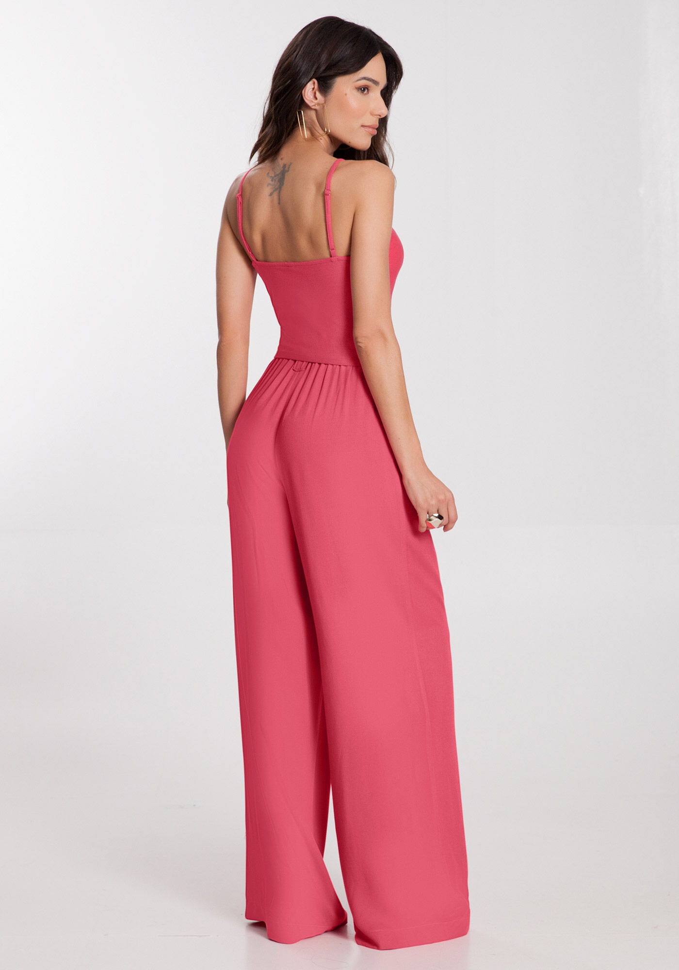 Blusa Cropped em Malha com Decote Reto, , large.