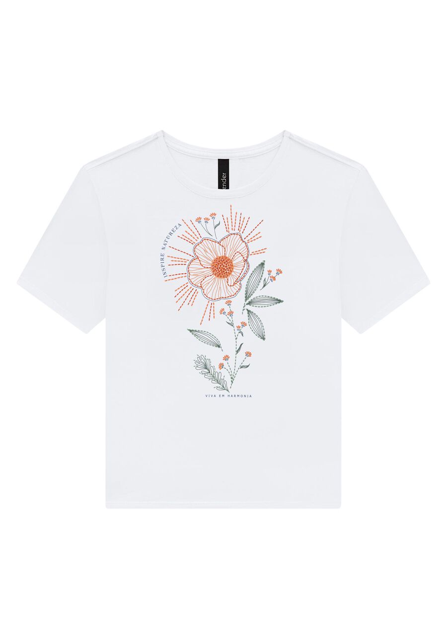 T-Shirt Meia Malha com Estampa, . T-Shirt Meia Malha com Estampa, , large.