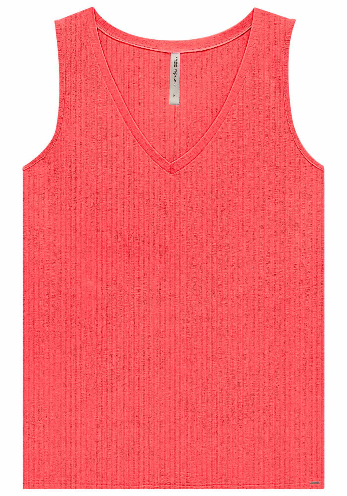 Blusa Regata Canelada De Al&ccedil;as Largas Em Malha De Viscose, , large.