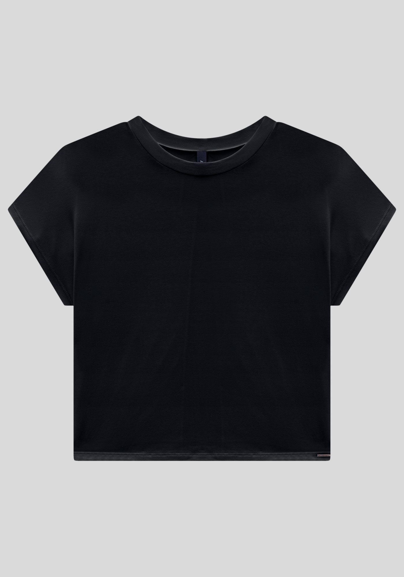 Blusa em Manga Viscose com Manga Curta, , large.