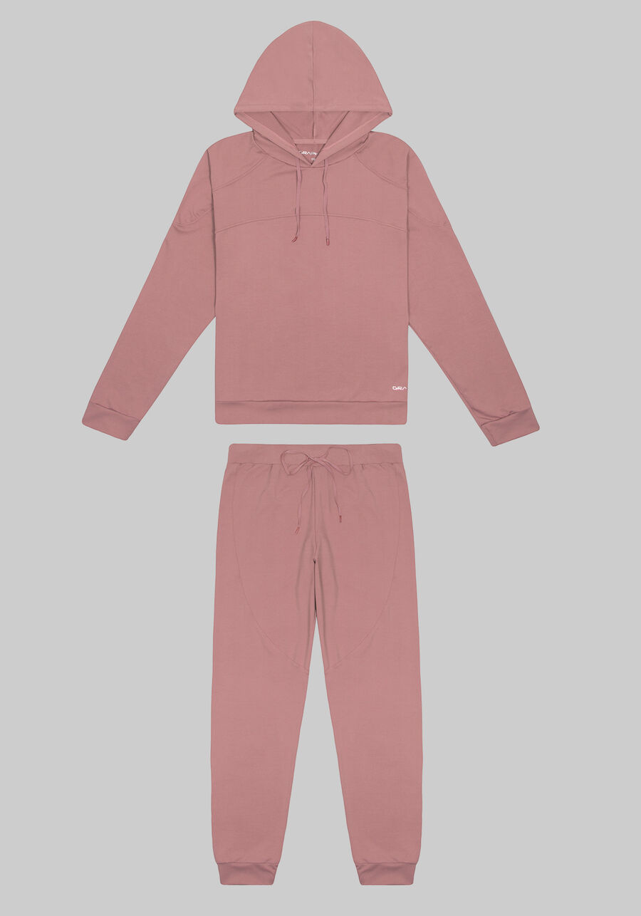 Conjunto com Blusão e Calça Jogger, . Conjunto com Blusão e Calça Jogger, , large.