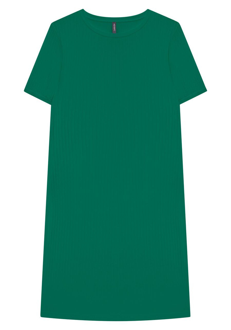 Vestido Curto Canelado Básico De Mangas Curtas Em Malha, . Vestido Curto Canelado Básico De Mangas Curtas Em Malha, , large.