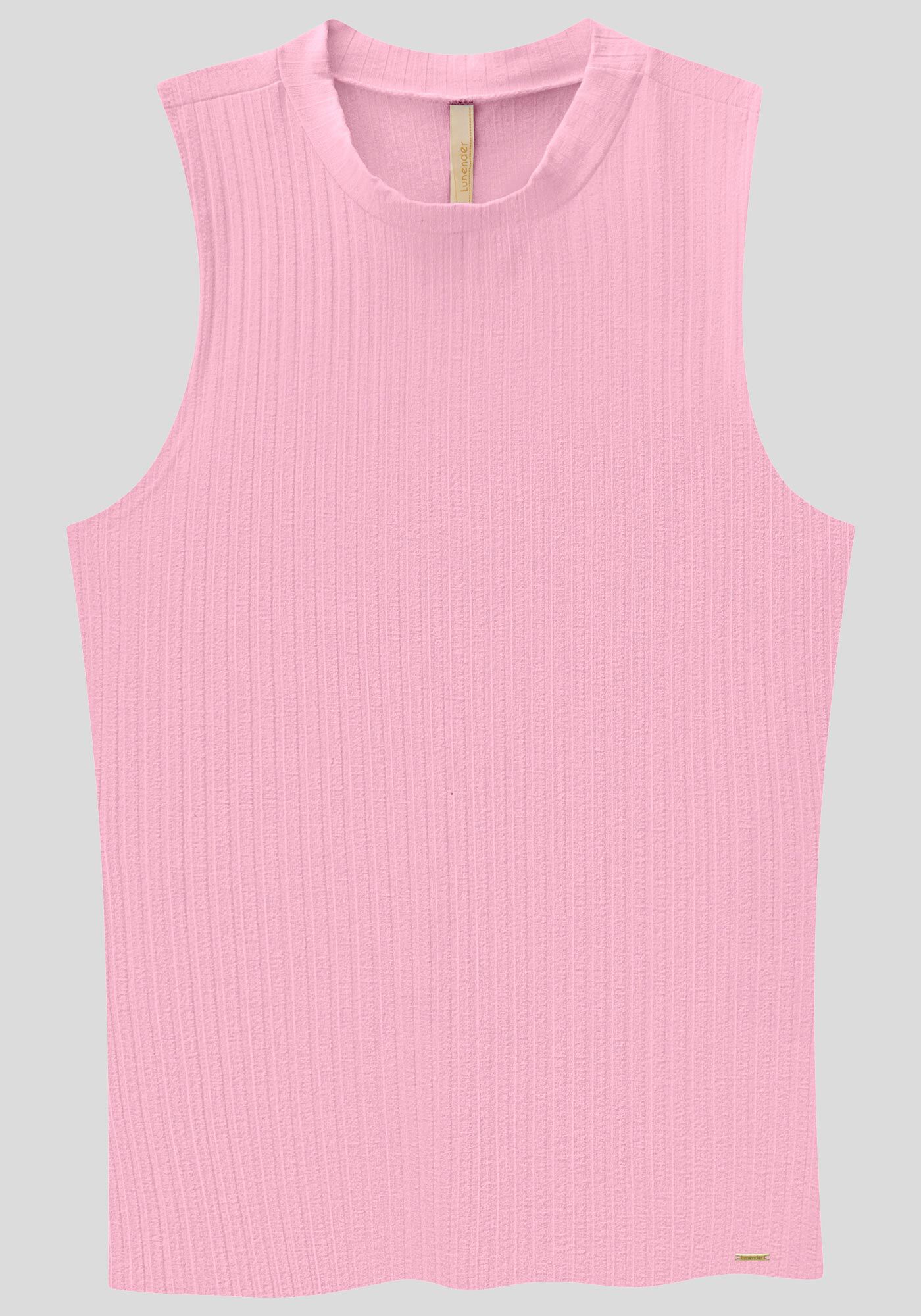 Blusa Regata B&aacute;sica Em Malha Canelada Respons&aacute;vel, , large.