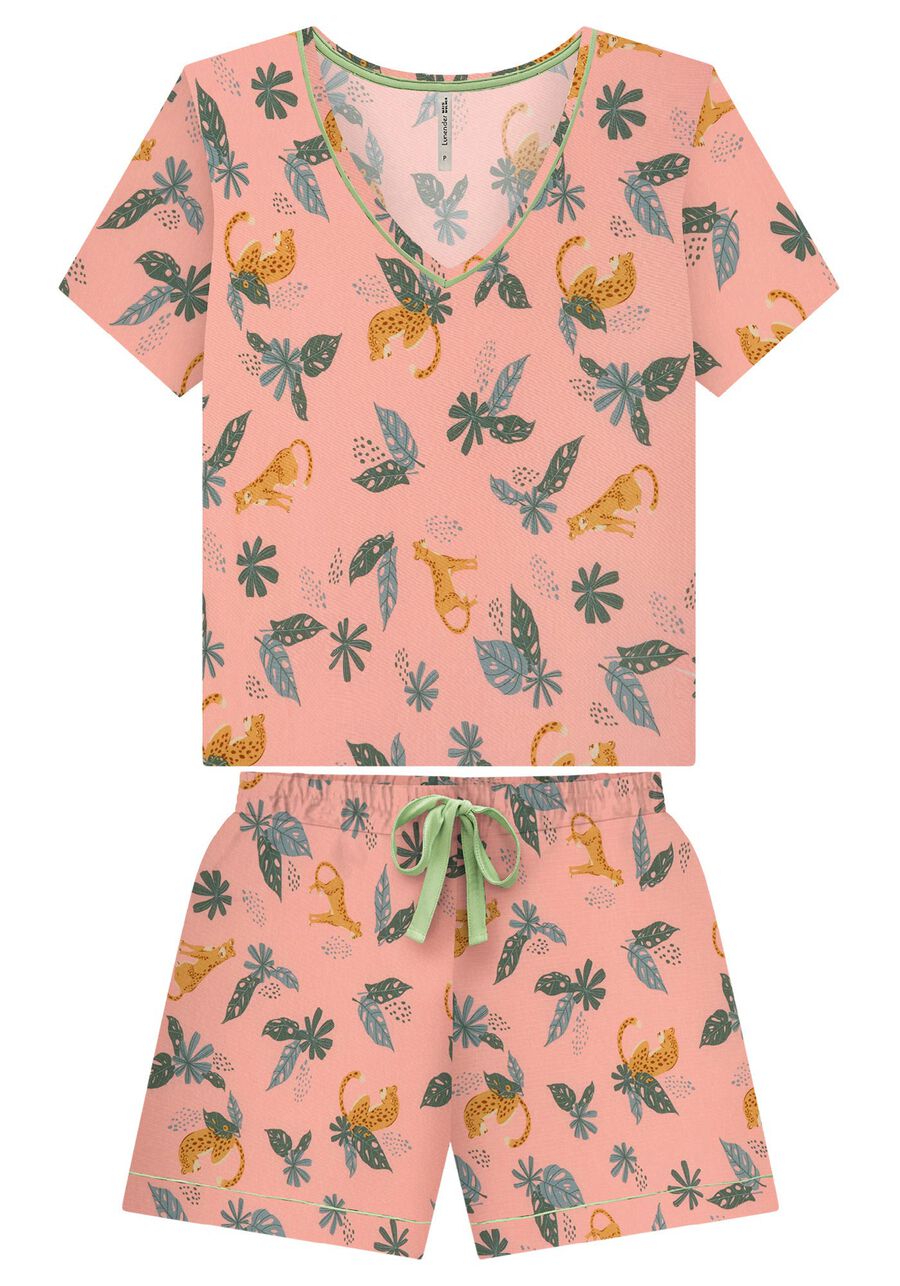 Pijama Estampado Plus Size em Malha Viscose, . Pijama Estampado Plus Size em Malha Viscose, , large.