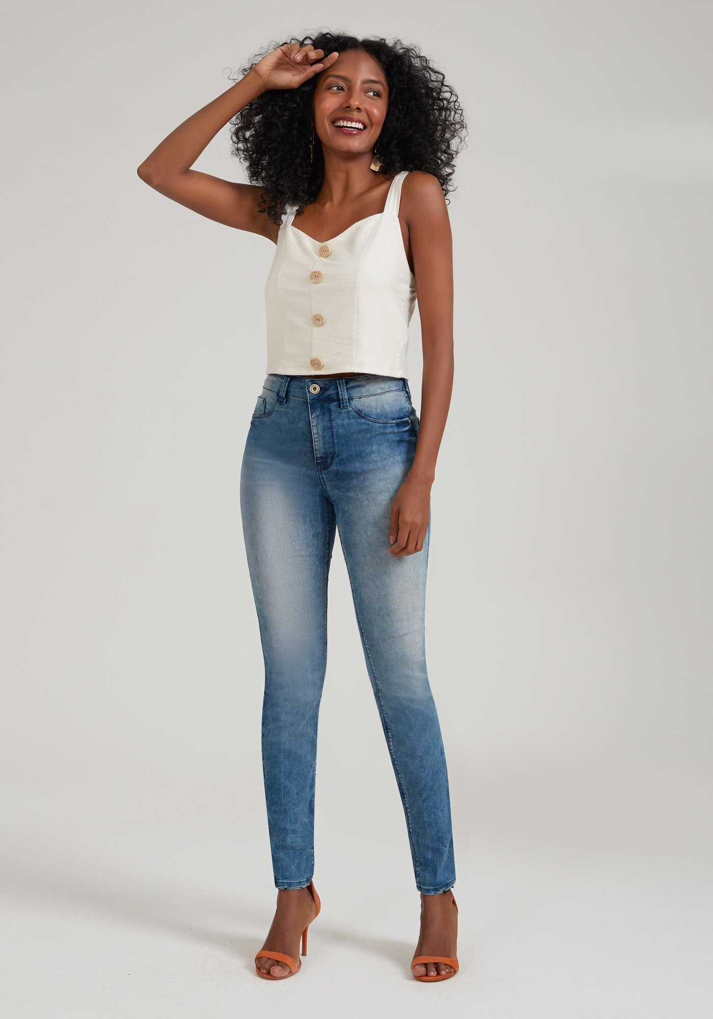 Calca shop jeans estonada