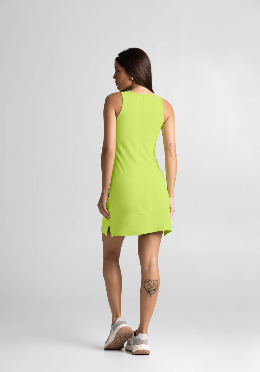 Vestido Curto Evasê Com Proteção UV E Abertura Lateral, . Vestido Curto Evasê Com Proteção UV E Abertura Lateral, , large.