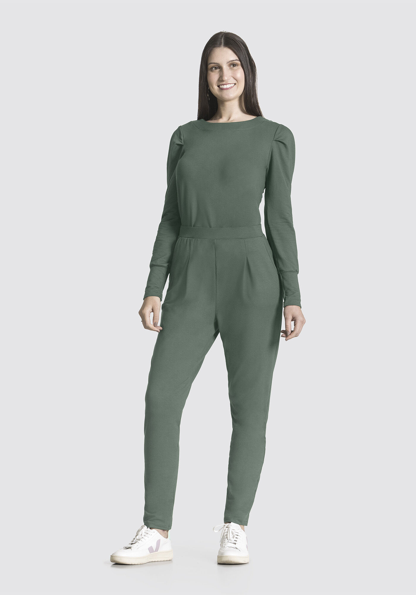 Conjunto Moletom Viscose com Elastano, VERDE THUNDER, large.