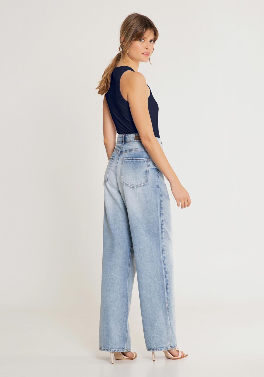 Blusa Cropped Canelada Com Decote Redondo Malha De Viscose, . Blusa Cropped Canelada Com Decote Redondo Malha De Viscose, , large.