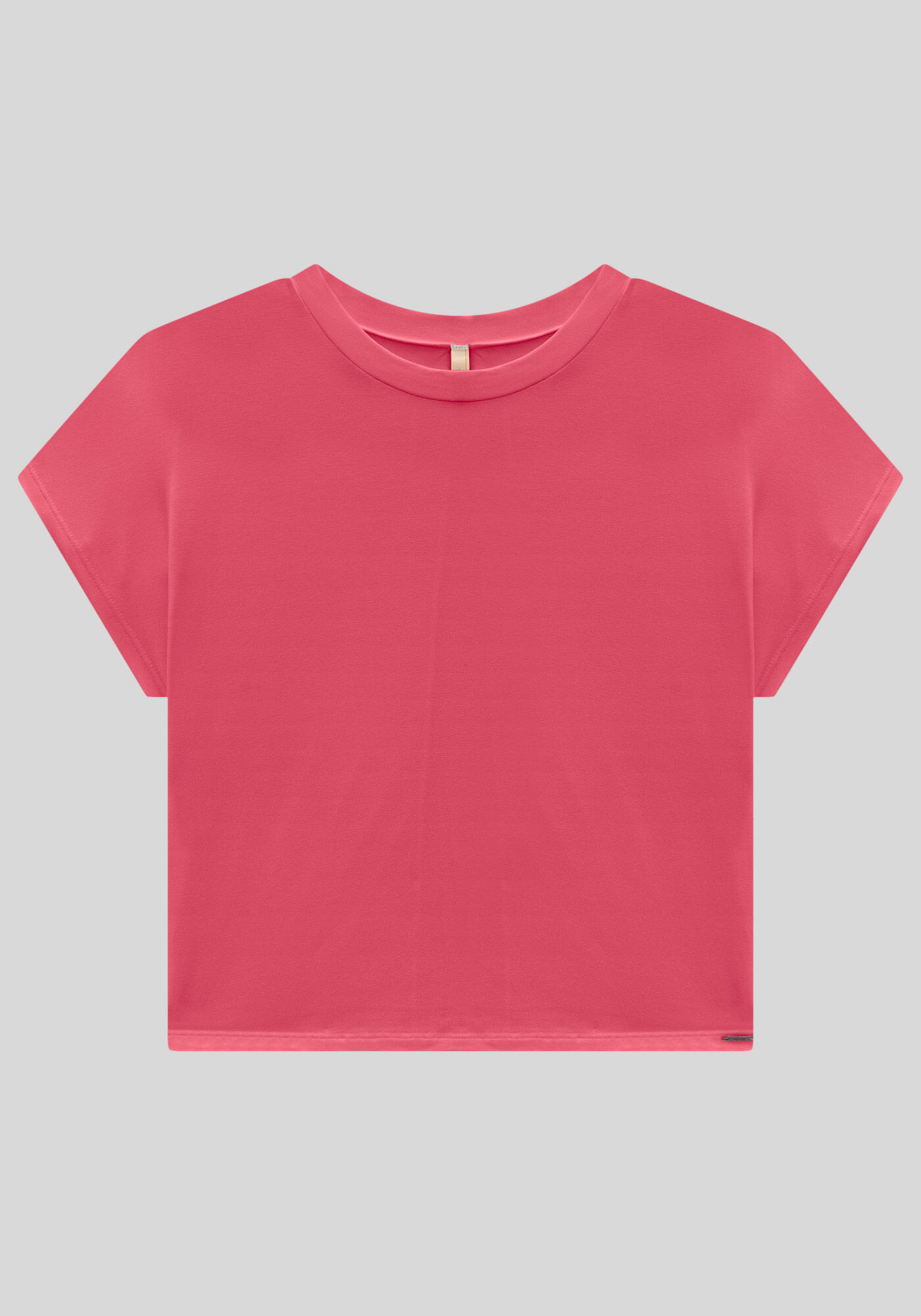 Blusa em Manga Viscose com Manga Curta, , large.