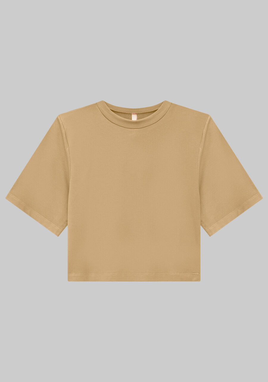 Blusa Cropped em Malha Básica, . Blusa Cropped em Malha Básica, , large.