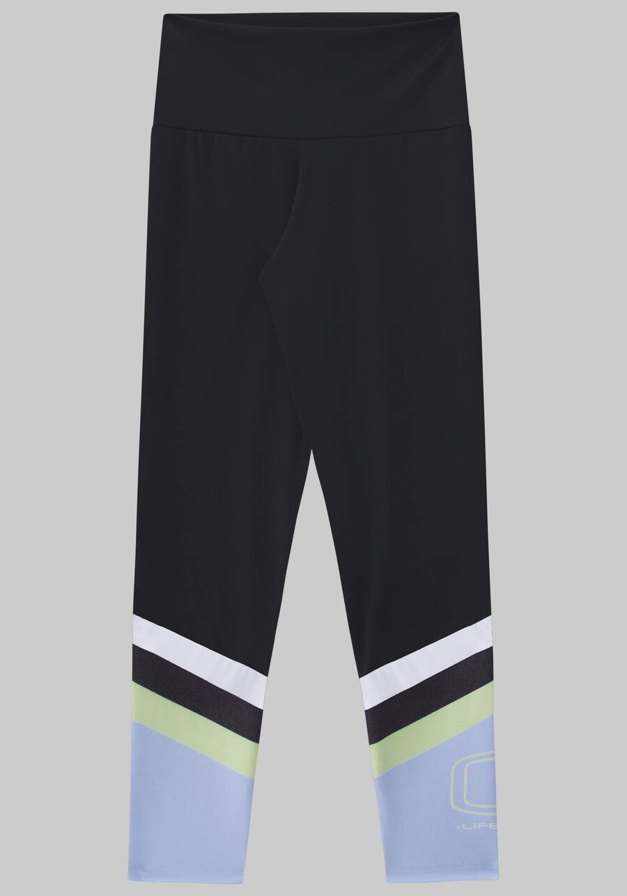 Calça Legging com Estampa Barra, . Calça Legging com Estampa Barra, , large.