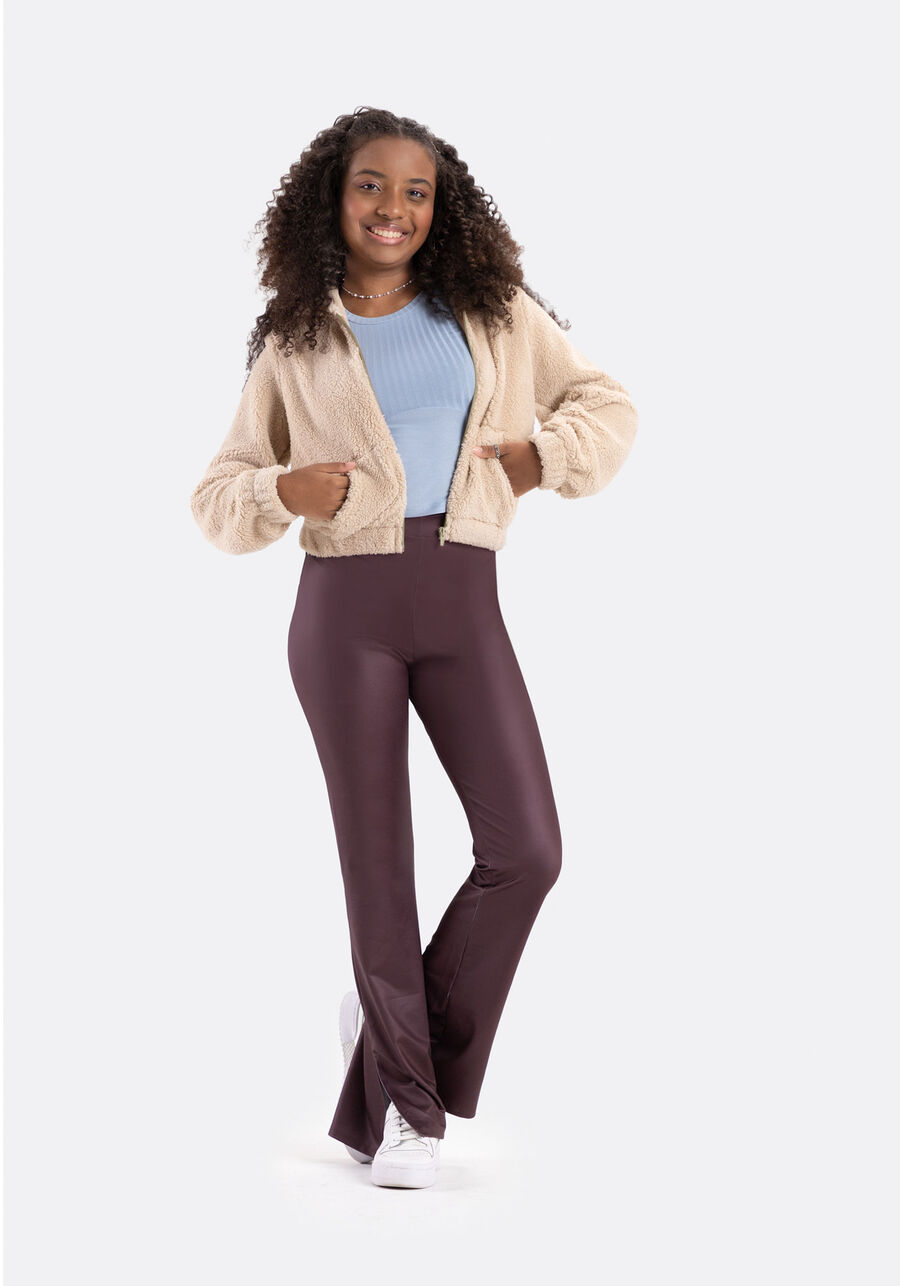 Blusa De Mangas Longas Juvenil Em Malha Canelada, . Blusa De Mangas Longas Juvenil Em Malha Canelada, , large.