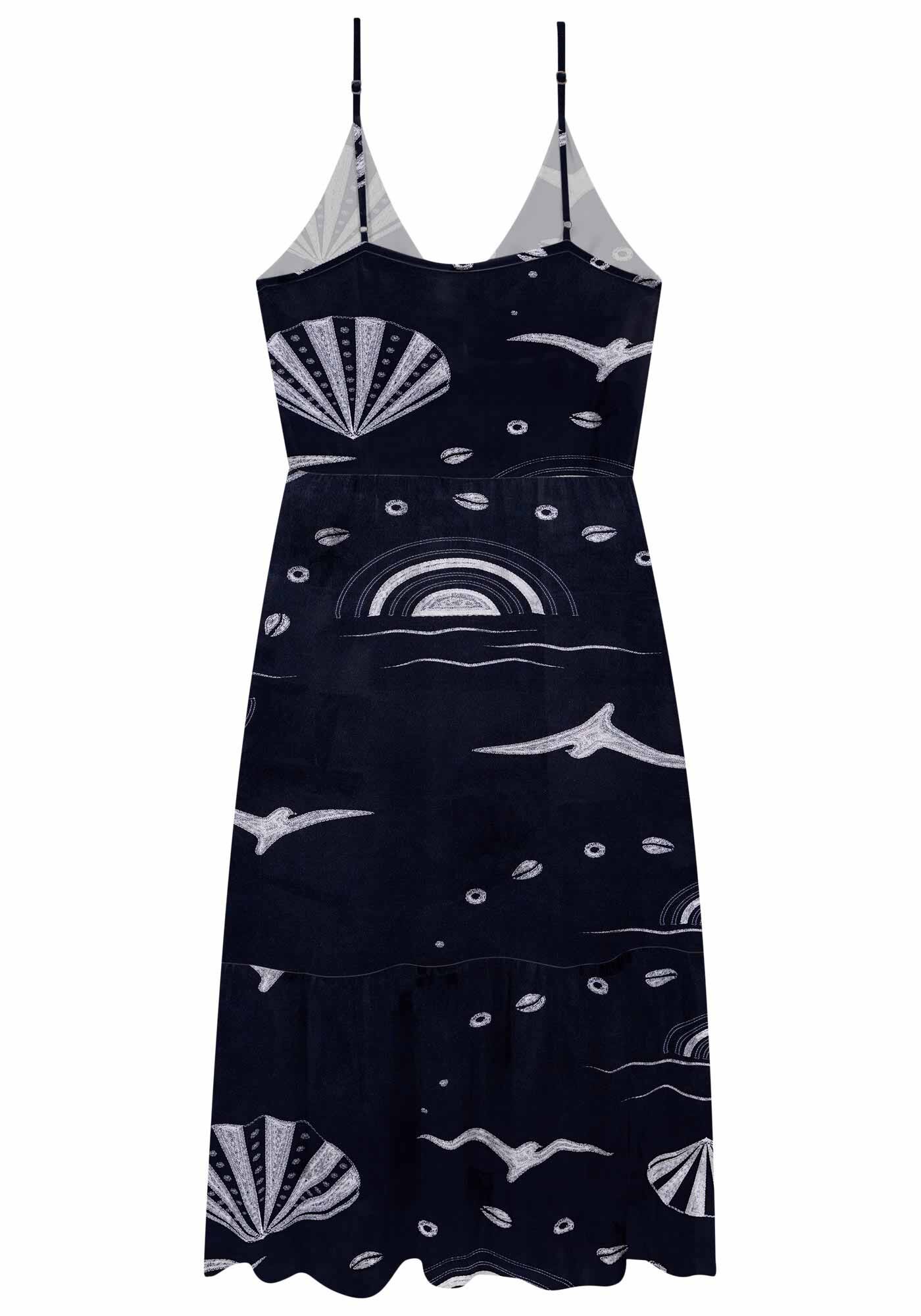 Vestido Midi Rayon Estampado, , large.