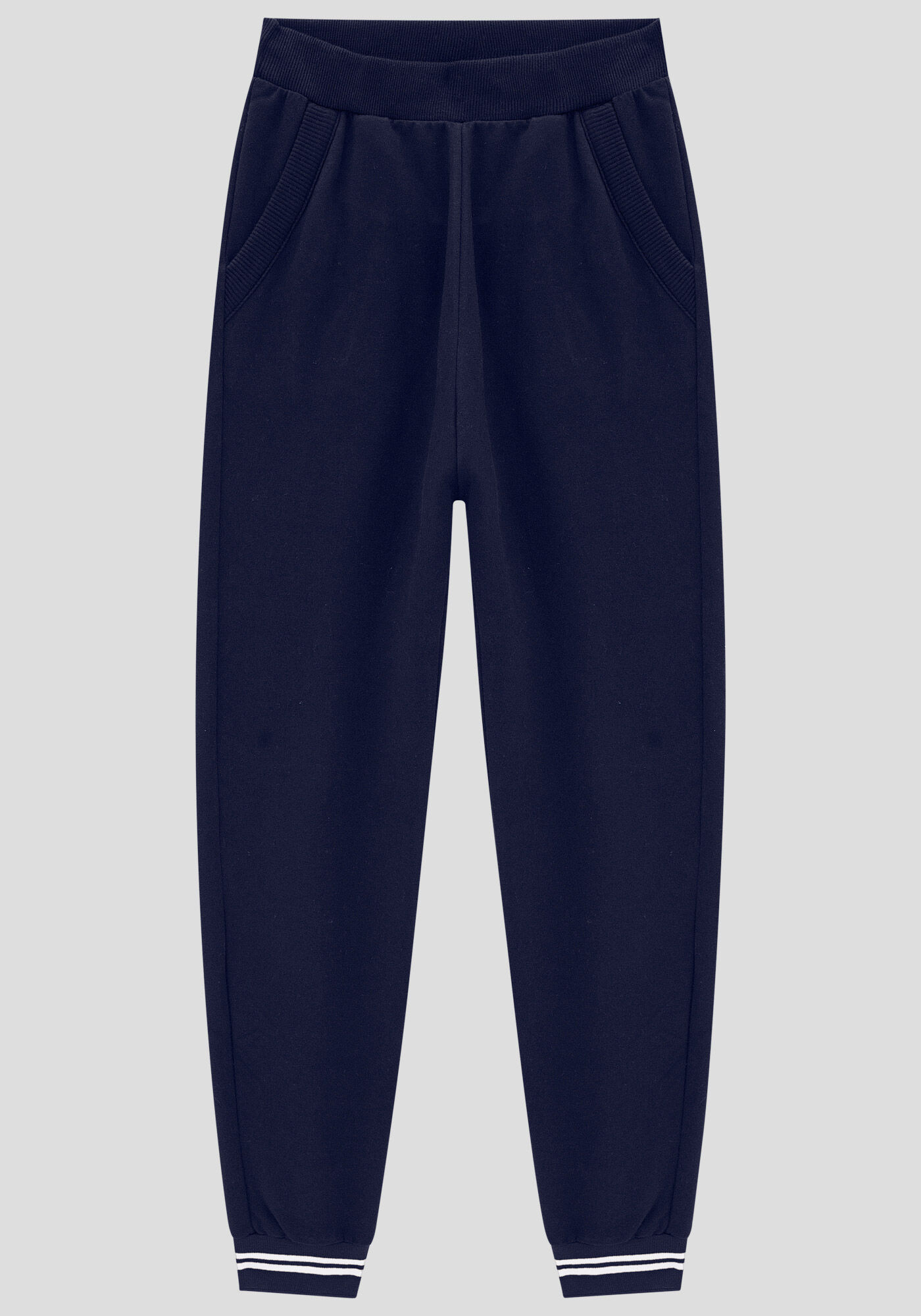 Cal&ccedil;a Jogger Juvenil em Molecotton com Retil&iacute;nea, , large.