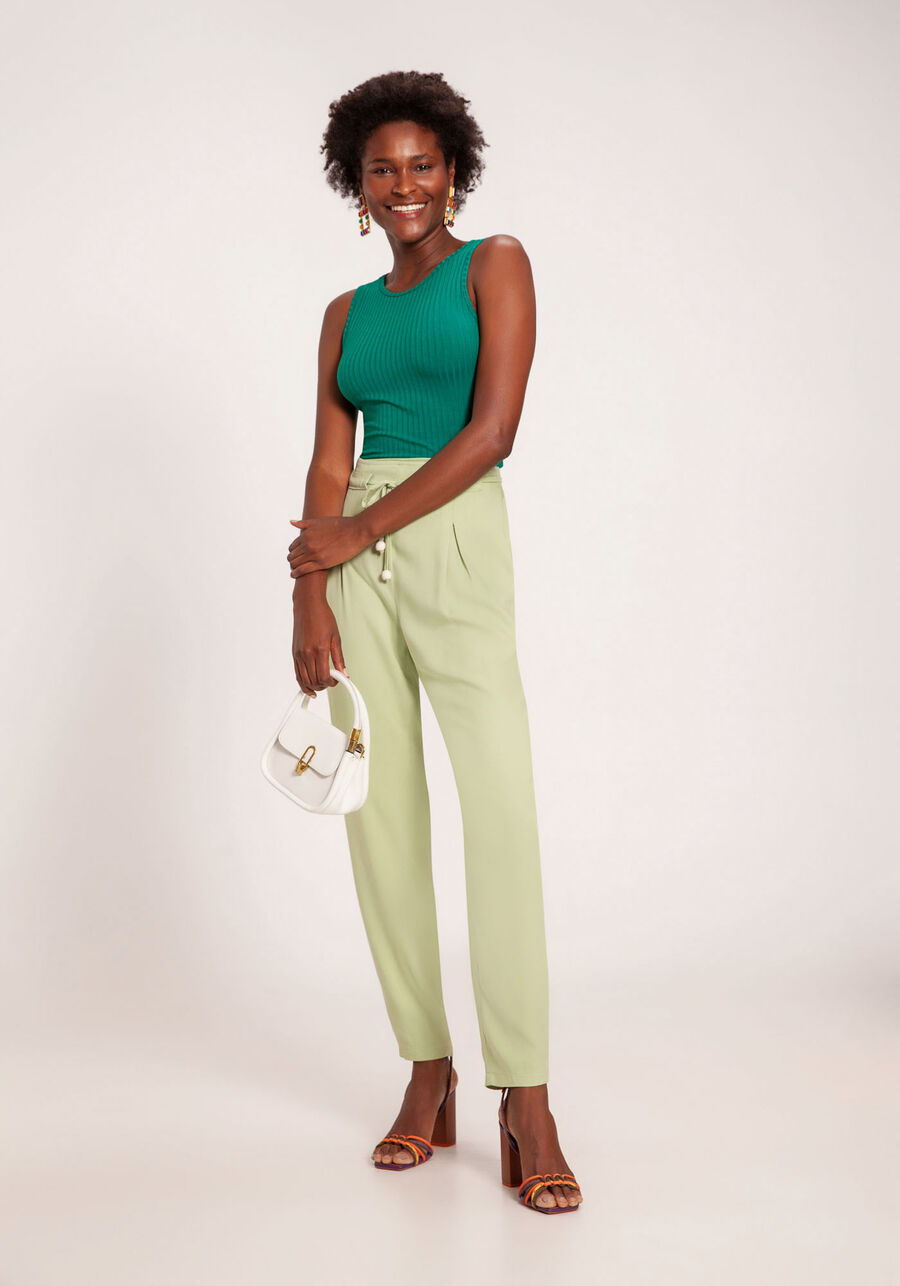 Blusa Cropped Canelada Com Decote Redondo Malha De Viscose, . Blusa Cropped Canelada Com Decote Redondo Malha De Viscose, , large.