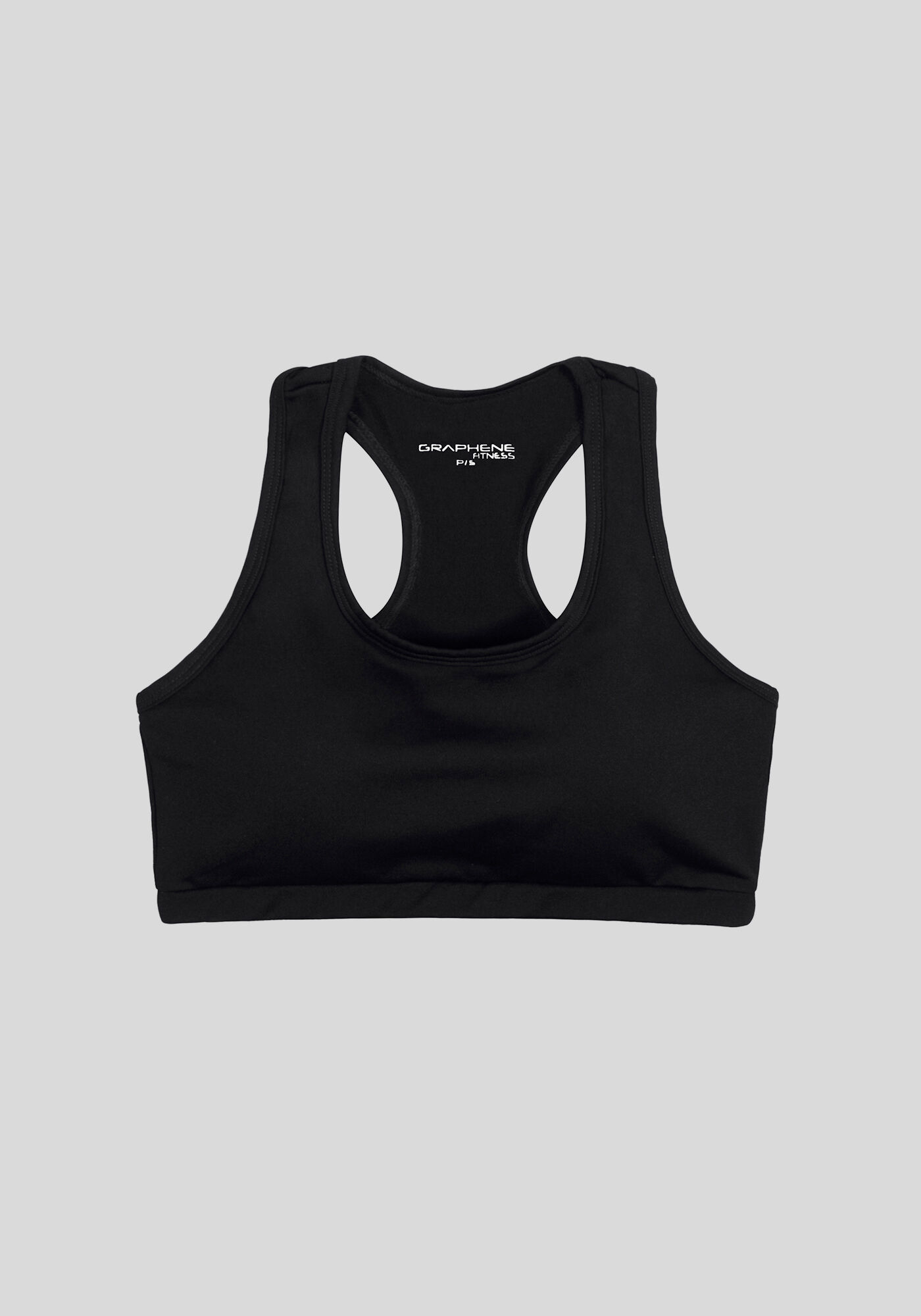 Top Nadador Com Prote&ccedil;&atilde;o UV E Bojo Remov&iacute;vel Malha Poliamida, PRETO REATIVO, large.