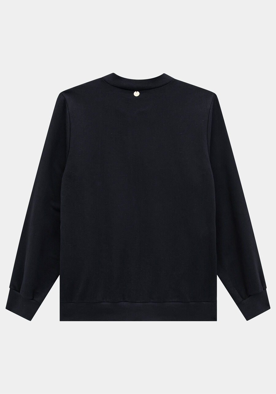 Jaqueta Plus Size Em Moletom Felpado De Algodão Com Zíper, . Jaqueta Plus Size Em Moletom Felpado De Algodão Com Zíper, , large.