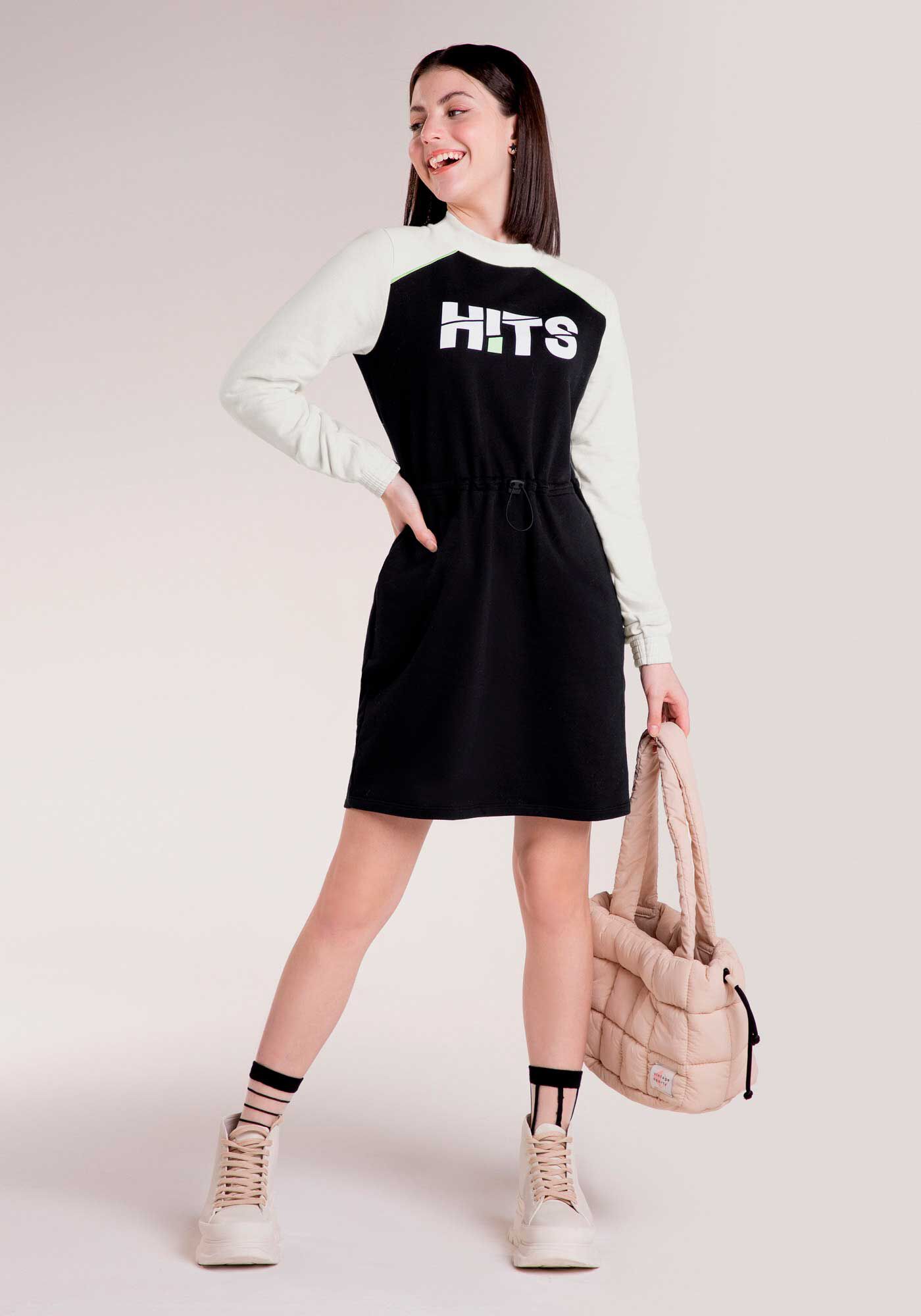 Vestido moletom juvenil hot sale