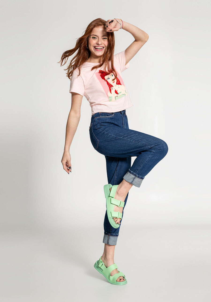 Blusa Curta Estampada Meia Malha, ROSA SHADY. Blusa Curta Estampada Meia Malha, ROSA SHADY, large.