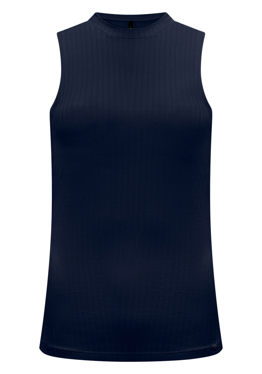 Blusa Regata Básica Em Malha Canelada Responsável, . Blusa Regata Básica Em Malha Canelada Responsável, , large.