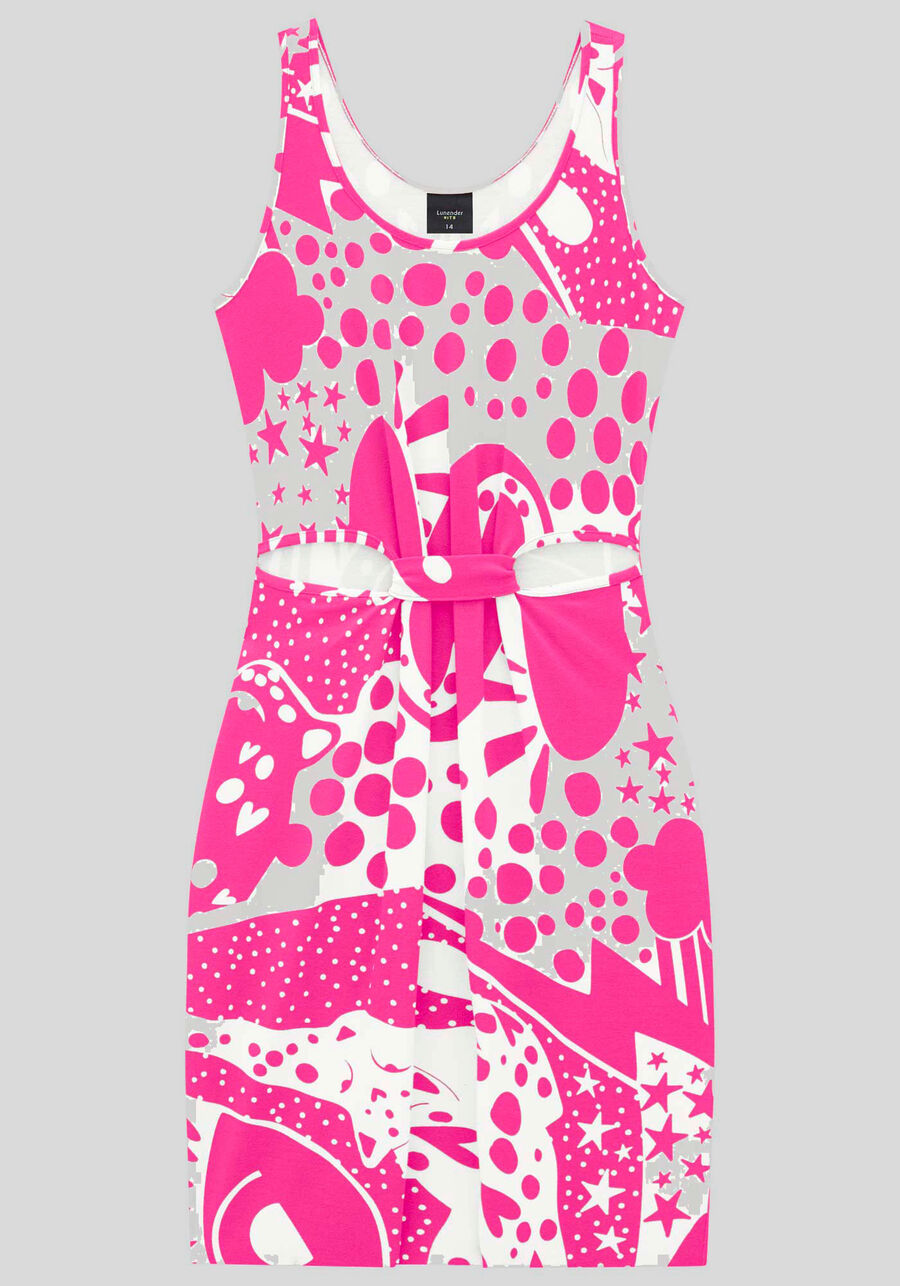 Vestido Curto Juvenil com Cut Cintura, . Vestido Curto Juvenil com Cut Cintura, , large.