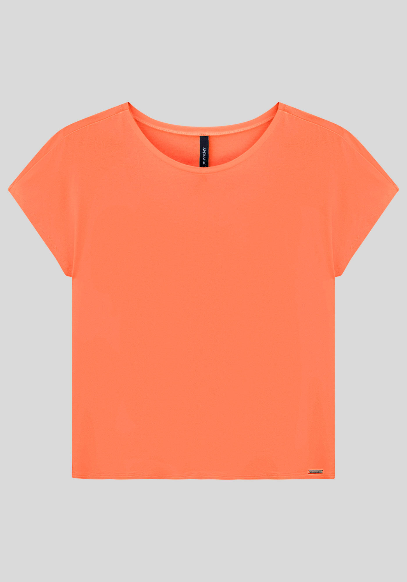 Blusa Lisa B&aacute;sica Em Malha De Viscose Com Elastano, , large.