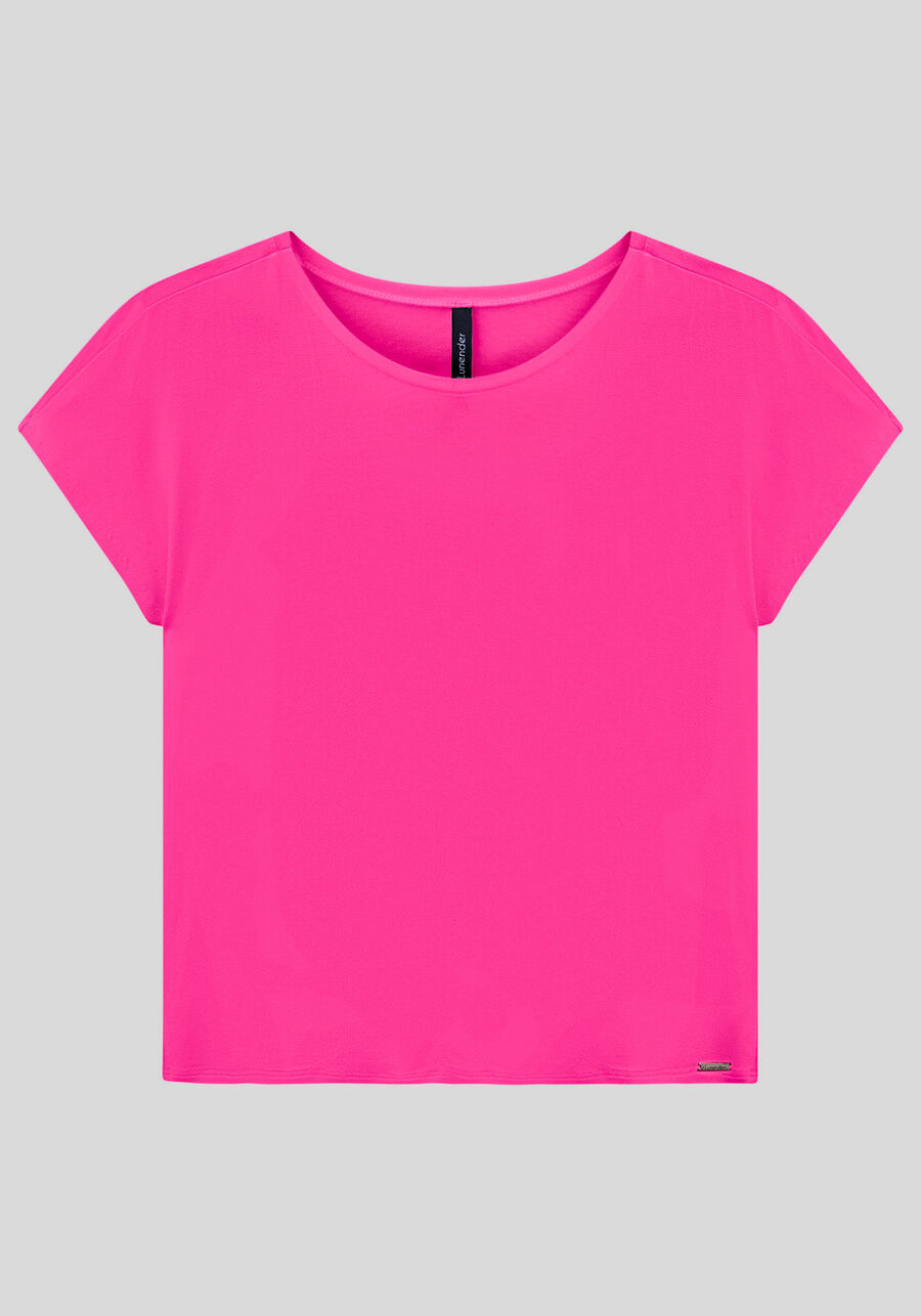 Blusa Lisa Básica Em Malha De Viscose Com Elastano, . Blusa Lisa Básica Em Malha De Viscose Com Elastano, , large.