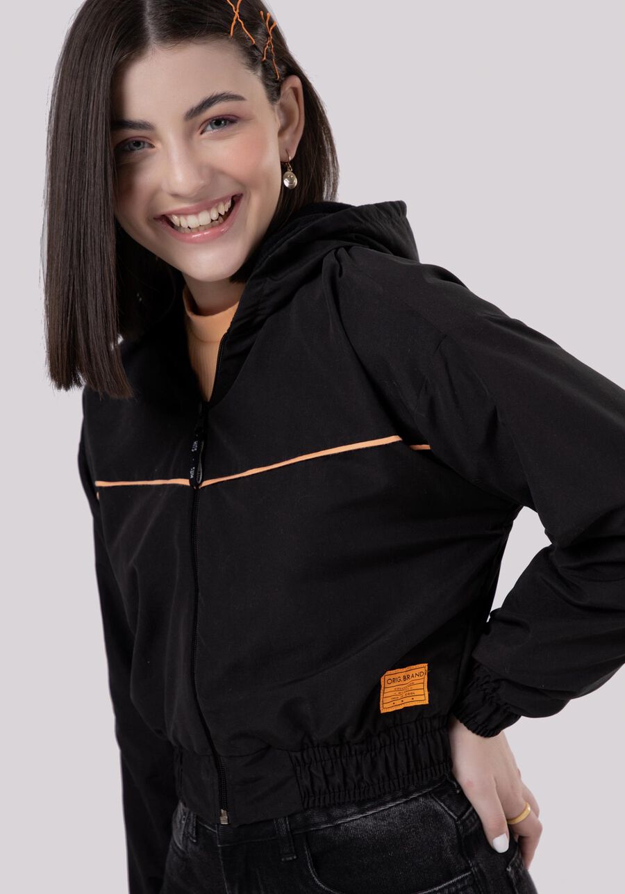 Jaqueta Juvenil em Politel com Capuz, . Jaqueta Juvenil em Politel com Capuz, , large.